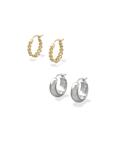 Kendra Scott Gariella Set of Huggie Earrings