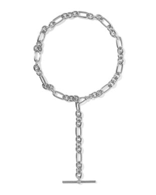 Embry Link Chain Necklace in Silver