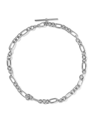 Embry Link Chain Necklace in Silver