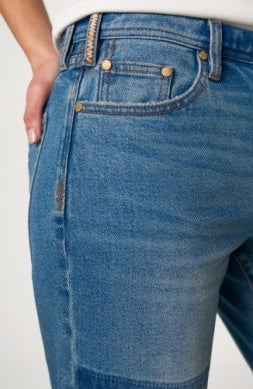Sloan Slouchy Girlfriend Cuffed Jeans