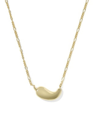 Chili Pepper Pendant Necklace in Gold & Red Vermill Magnesite