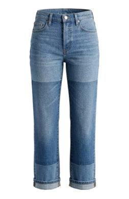 Sloan Slouchy Girlfriend Cuffed Jeans
