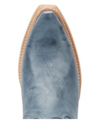 Lane Boots Emma Jane Bootie in Washed Denim