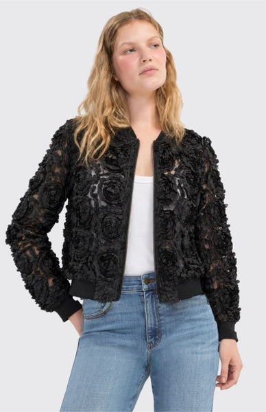 Long Sleeve Full Zip Woven Bomber Jacket