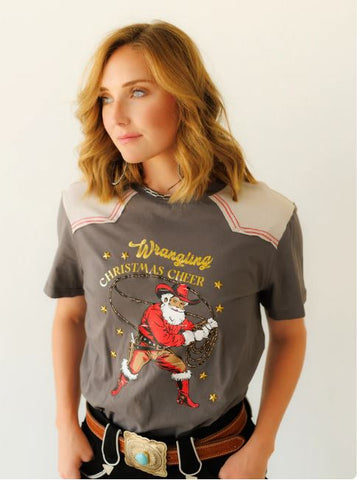 Howdy Hanny Wrangling Christmas Cheer Tee