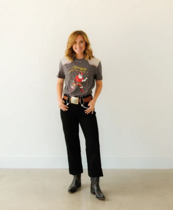 Howdy Hanny Wrangling Christmas Cheer Tee